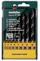 Metabo 627202000 8-delige Houtboren set in cassette - 3-10mm