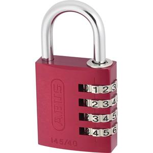 ABUS Zahlenschloss Serie 145, Typ 145/40 rot mit EAN