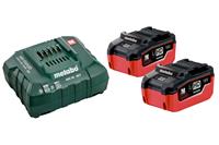 Metabo Basisset 18 V (2x LiHD 5.5 Ah, lader ASC 30-36 V)