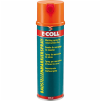 12x E-COLL Baustellenmarkierspray 500 ml orange