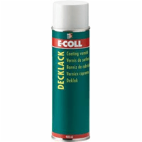 12x E-COLL EU Decklack 400 ml schwarz-matt