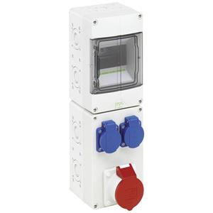 Spelsberg STV 512-S - CEE-Socket combination wall mount IP44 STV 512-S