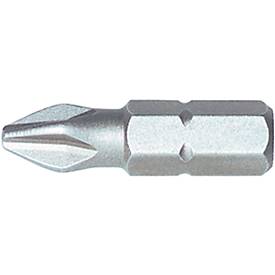 Wiha - Bit Kreuzschlitz Pozidriv 7012 Z DIN ISO 1173 C 6,3 1/4" PZ0x25mm