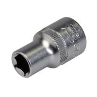 Silverline Zeskantige 1/2" metrische dop 10 mm
