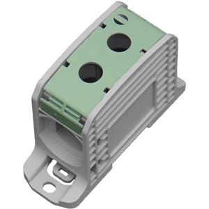 Leipold HoraeTec Reihenklemme PA Lichtgrau (RAL 7035), Gelb, Grün 1polig 310 A, 250A 600V Leiter-Typ