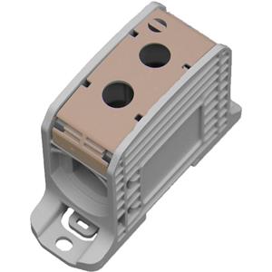 Leipold HoraeTec Reihenklemme PA Lichtgrau (RAL 7035), Braun 1polig 310 A, 250A 600V Leiter-Typ = L