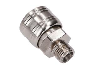 Silverline EU luchtslang snelkoppeling, mannelijke draad 1/4" BSP