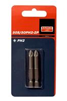 Bahco 59S/50PH3-2P 1/4" Philips Bit Lang PH3 - 50 mm (2st)