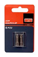 Bahco 64A/PZ1-2P 1/4" Pozidrive Bit ACR-gecoat PZ1 - 25 mm (2st)