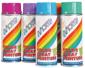 MOTIP colourspray hoogglans ral 1015 ivoor wit 400 ml 01610