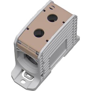 Leipold HoraeTec Reihenklemme PA Lichtgrau (RAL 7035), Braun 1polig 420 A, 340A 600V Leiter-Typ = L