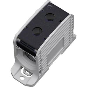 Leipold HoraeTec Reihenklemme PA Lichtgrau (RAL 7035), Schwarz 1polig 420 A, 340A 600V Leiter-Typ = L