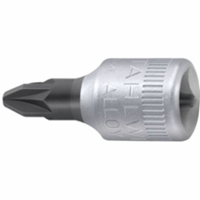 Stahlwille 44 PZ 2 SCHRAUBENDREHEREINSATZ 1/4 ZOLL 01300002 1/4 (6.3 mm) Schroevendraaierdop PZ 2 1/4 (6.3 mm)