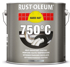 RUSTOLEUM hard hat hittebestendig aluminium 750 graden 2.5 ltr