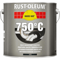 RUSTOLEUM hard hat hittebestendig zwart 750 graden 2.5 ltr