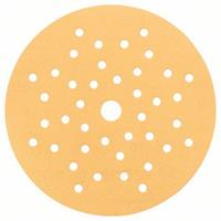 Bosch Schleifblatt C470, 125 mm, 40, Multilochung, Klett, 5er-Pack