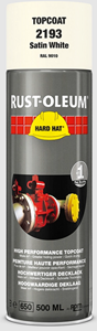 RUSTOLEUM hard hat deklaag ral 9010 wit zijdeglans spuitbus 500 ml