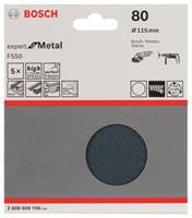 Bosch 2608608Y06 Schuurschijf F550 - K80 - 115mm (5st)