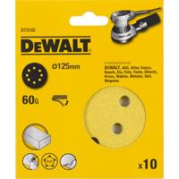 Schleifscheibe 125mm K60 10Stk - DEWALT