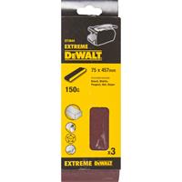 DeWalt DT3644 Schuurband - K150 - 75 x 457mm (3st)