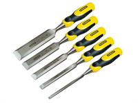 Stanley Dynagrip 5 dlge beitels set 6, 12, 18, 25, 32mm + GRATIS Fatmax 25mm vouwbeitel 2-16-885