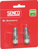 Senco 4000100 Plug universeel male NPT 1/4" - (2st)