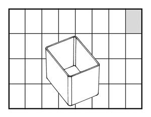 RAACO Facheinsatz A9-1 zu Carry 55/PSC 4 55 x 39 x 47 mm