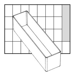 Raaco 55-A9-3 - Mounting box for tools 47x39x163mm 55-A9-3