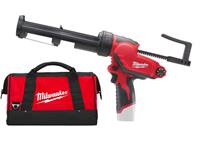 Milwaukee M12 PCG/310C-0 12V Li-Ion Accu lijm- en kitspuit body incl. kokerhouder in tas