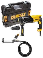 Dewalt D25135K-QS 800W SDS-Plus 26mm Combihamer + snelwisselboorhouder in TSTAK koffer + stofafzuigtelescoop