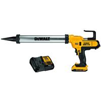 Dewalt 18V Kitspuit voor worsten 310-600ml + 2.0Ah accu DCE580D1-QW