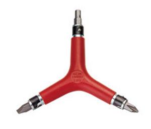 IceToolz Y-sleutelset 10 cm 6-in-1: inbus - steek - kruis