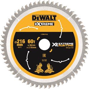 Dewalt DT99570 XR FlexVolt Extreme Runtime Verstek- & Afkortzaagblad 60T 216mm x 2.16mm