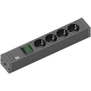 Bachmann 420.0012 - Socket outlet strip black 420.0012