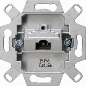 Kopp 1 Stück Einsatz Netzwerkdose, UAE-/IAE-/ISDN-Steckdose Aluminium 114401007 X919841