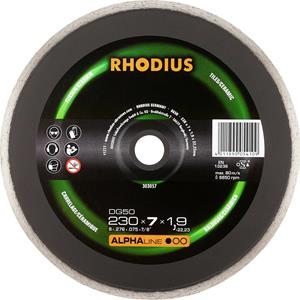Rhodius 303057 Alphaline I DG50 Diamantdoorslijpschijf - 230 X 22,23 X 5mm - Tegels/Keramiek