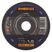 Rhodius RHODIUS 208699 Doorslijpschijf recht 115 mm 1 stuk(s) Staal