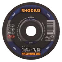 Rhodius RHODIUS 208701 Doorslijpschijf recht 125 mm 1 stuk(s) Staal