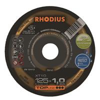 Rhodius 206163 XT10 TOPline Lll Doorslijpschijf Extra Dun 125 X 22,23 X 1,0mm (50 St)