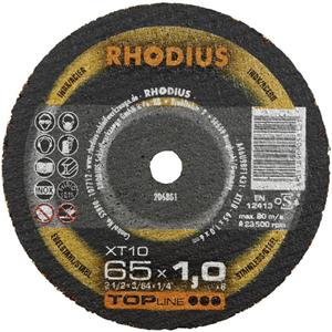 RHODIUS TOPline Extradünne Mini Trennscheibe XT10 MINI 75 x 1,0 x 6,00mm