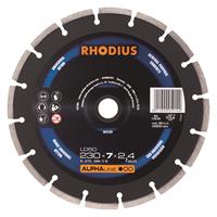 Rhodius Alphaline I LD50 Diamantdoorslijpschijf - 230 x 22,23 x 7mm - Beton