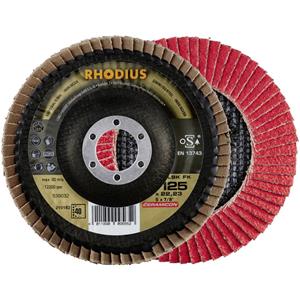 Rhodius Ceramicon LSK FK Lamellenslijpschijf - K40 - 115 x 22,23mm - RVS/Staal (10st)