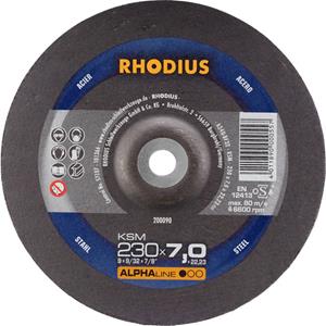 Rhodius Alphaline I KSM Afbraamschijf - 230 x 22,23 x 7mm - Staal (10st)