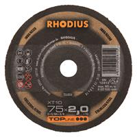 Rhodius XT10 MINI 206804 Doorslijpschijf recht 75 mm 1 stuk(s) RVS, Staal