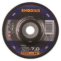 Rhodius 200213 RS2 Afbraamschijf gebogen Diameter 125 mm Boordiameter 22.23 mm Staal 1 stuk(s)