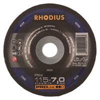 Rhodius 200184 RS2 Afbraamschijf gebogen Diameter 115 mm Boordiameter 22.23 mm Staal 1 stuk(s)