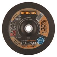 Rhodius RHODIUS 205703 Doorslijpschijf gebogen 230 mm 1 stuk(s) RVS, Staal