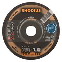 Rhodius RHODIUS 206258 Doorslijpschijf recht 150 mm 1 stuk(s) RVS, Staal
