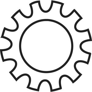toolcraft Zahnscheiben Innen-Durchmesser: 2.2mm M2 Stahl verzinkt 100St.