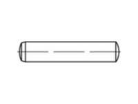 toolcraft 1059329 Cilindrische pen (&Atilde; x l) 16 mm x 20 mm RVS A1 10 stuks
